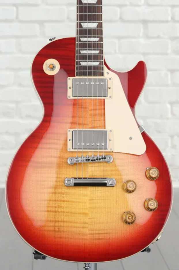 Gibson Les Paul Standard 50s Aaa Top 2h Ht Rw - Heritage Cherry Sunburst - Guitarra eléctrica de corte único. - Variation 2