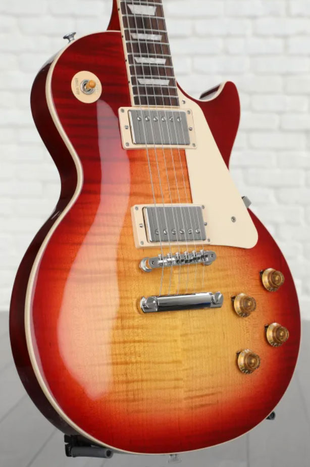 Gibson Les Paul Standard 50s Aaa Top 2h Ht Rw - Heritage Cherry Sunburst - Guitarra eléctrica de corte único. - Variation 3
