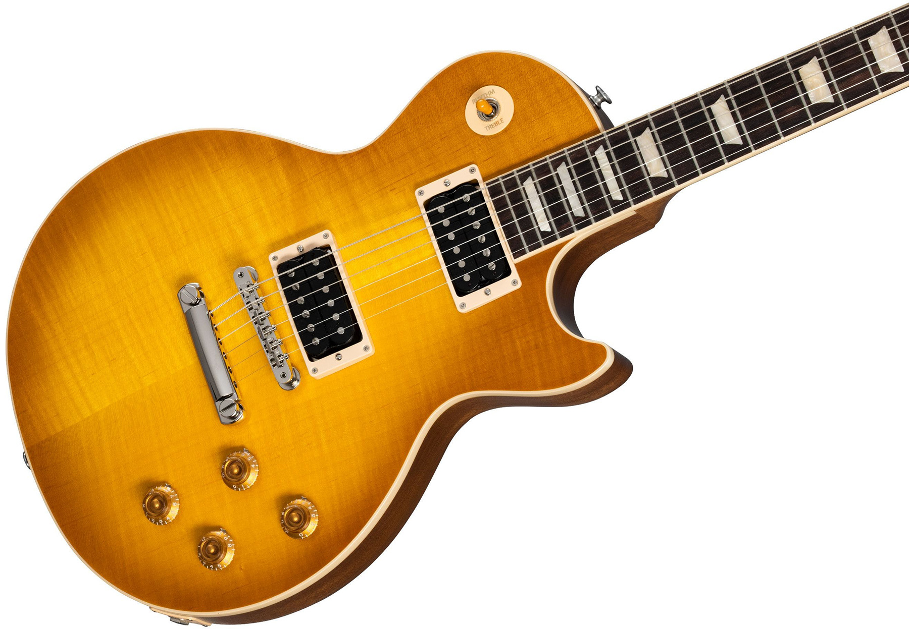 Gibson Les Paul Standard 50s Faded Original 2h Ht Rw - Vintage Honey Burst - Guitarra eléctrica de corte único. - Variation 3