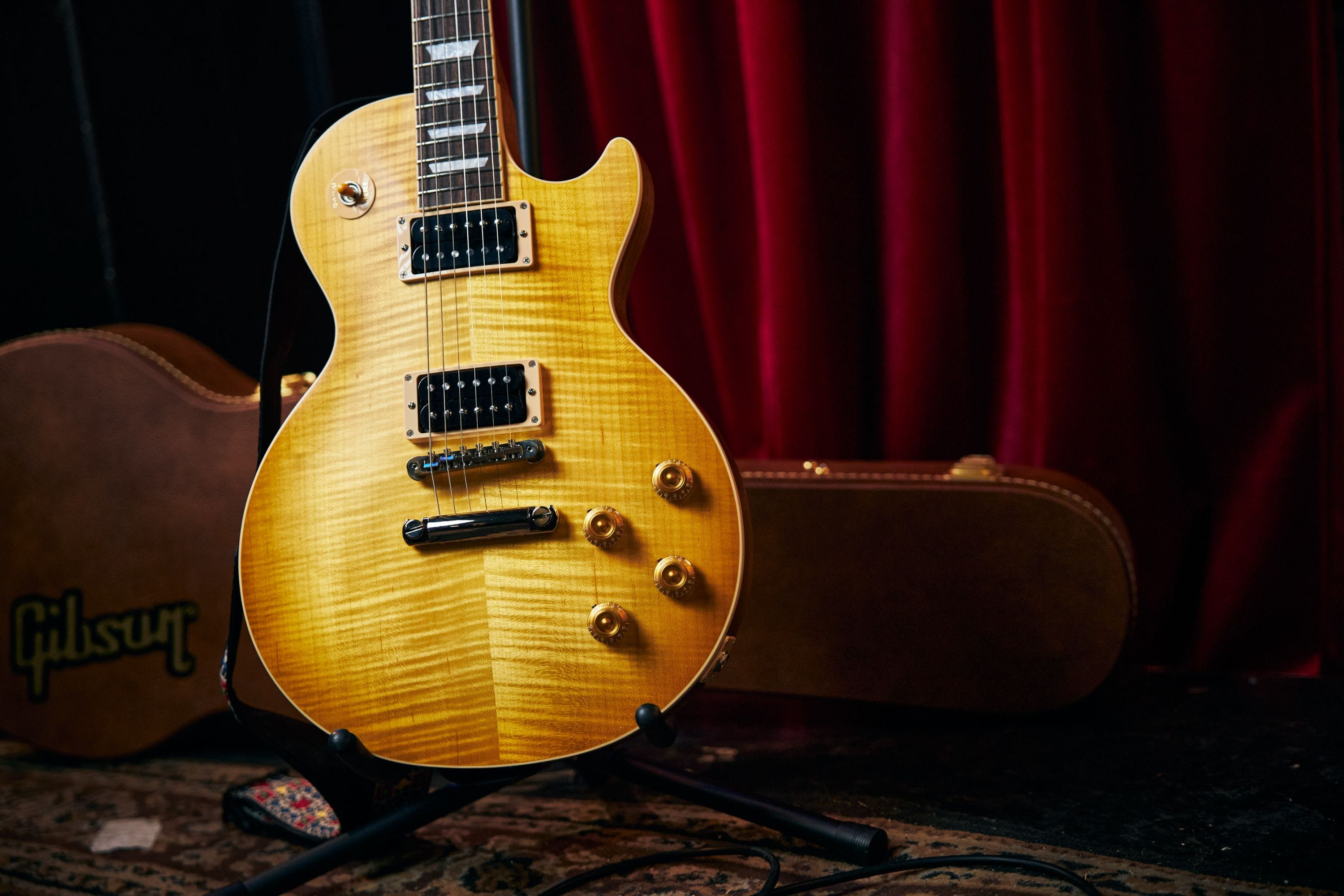 Gibson Les Paul Standard 50s Faded Original 2h Ht Rw - Vintage Honey Burst - Guitarra eléctrica de corte único. - Variation 5
