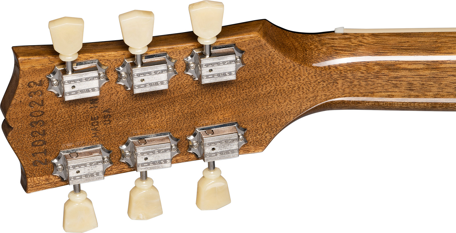 Gibson Les Paul Standard 50s Figured Custom Color 2h Ht Rw - Translucent Oxblood - Guitarra eléctrica de corte único. - Variation 4