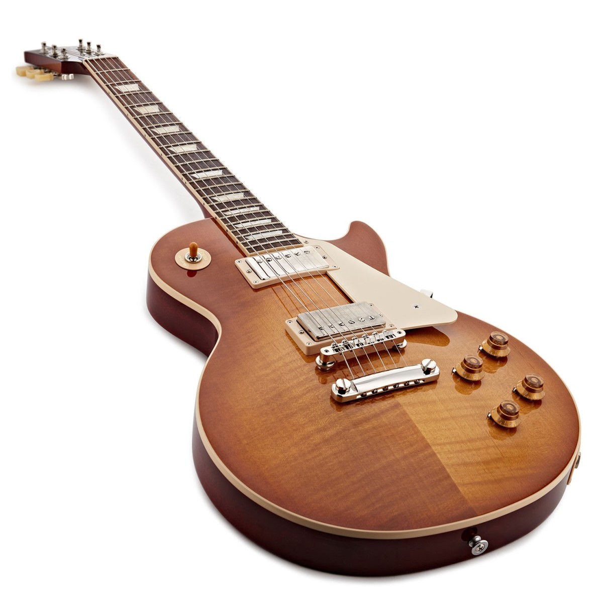 Gibson Les Paul Standard 50s Figured Top Original Usa 2h Ht Rw - Dirty Lemon Burst - Guitarra eléctrica de corte único. - Variation 2