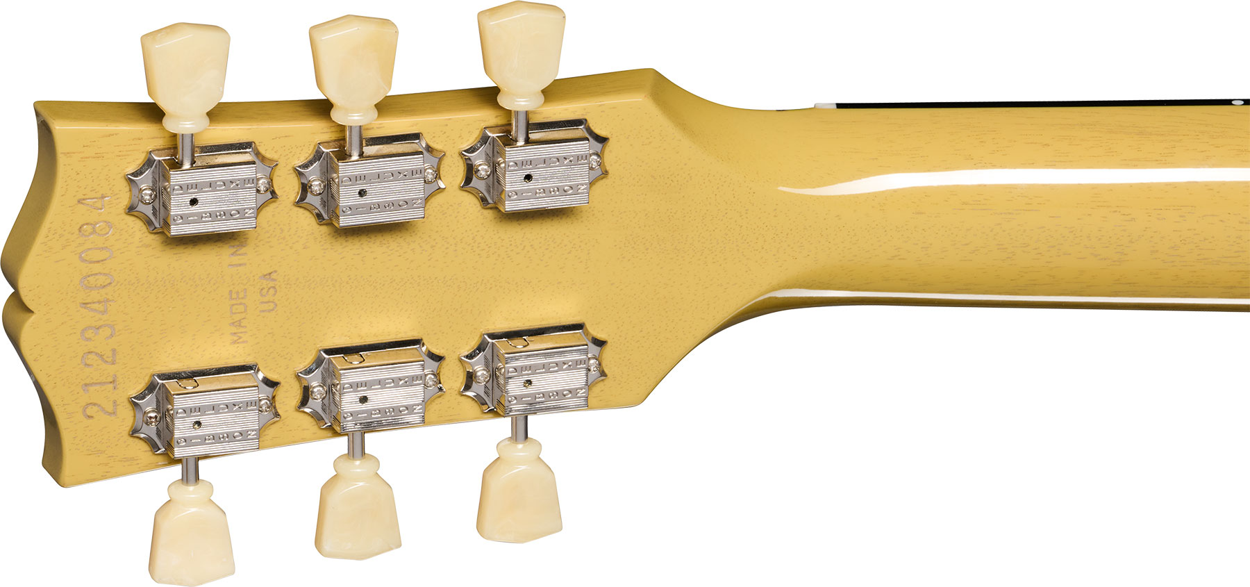 Gibson Les Paul Standard 50s Mahogany Top 2h Ht Rw - Tv Yellow - Guitarra eléctrica de corte único. - Variation 4