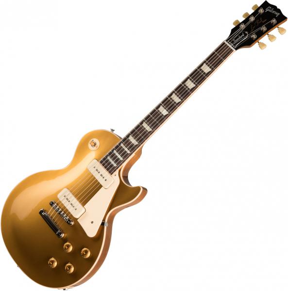 Guitarra eléctrica de cuerpo sólido Gibson Les Paul Standard '50s P90 - Gold top
