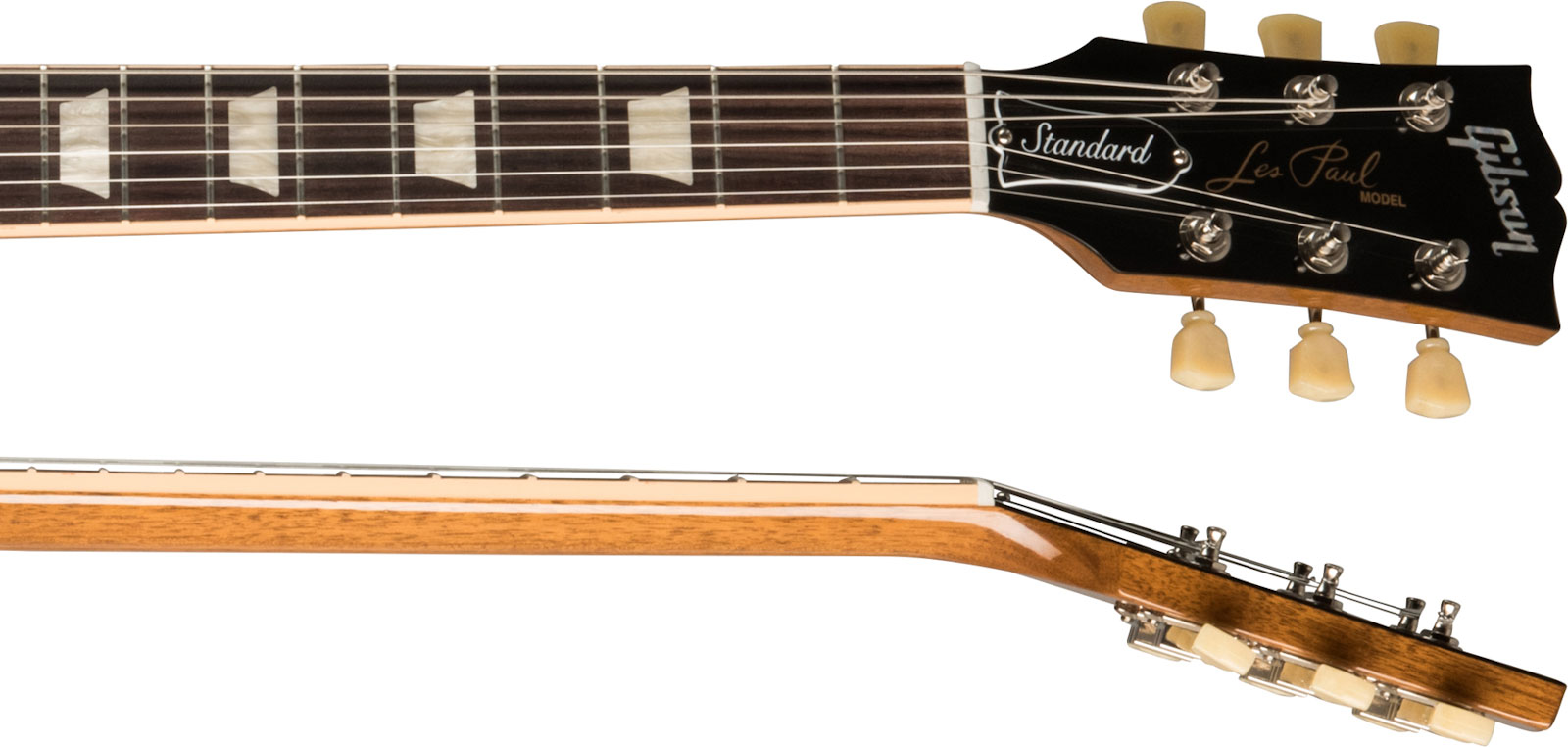 Gibson Les Paul Standard 50s P90 Original 2p90 Ht Rw - Gold Top - Guitarra eléctrica de corte único. - Variation 3