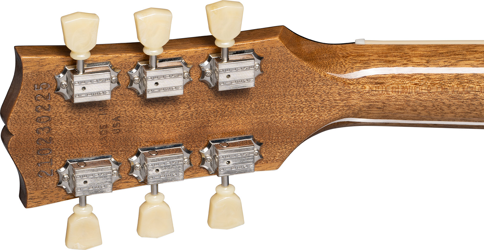 Gibson Les Paul Standard 50s Plain Top Custom Color 2h Ht Rw - Ebony - Guitarra eléctrica de corte único. - Variation 4