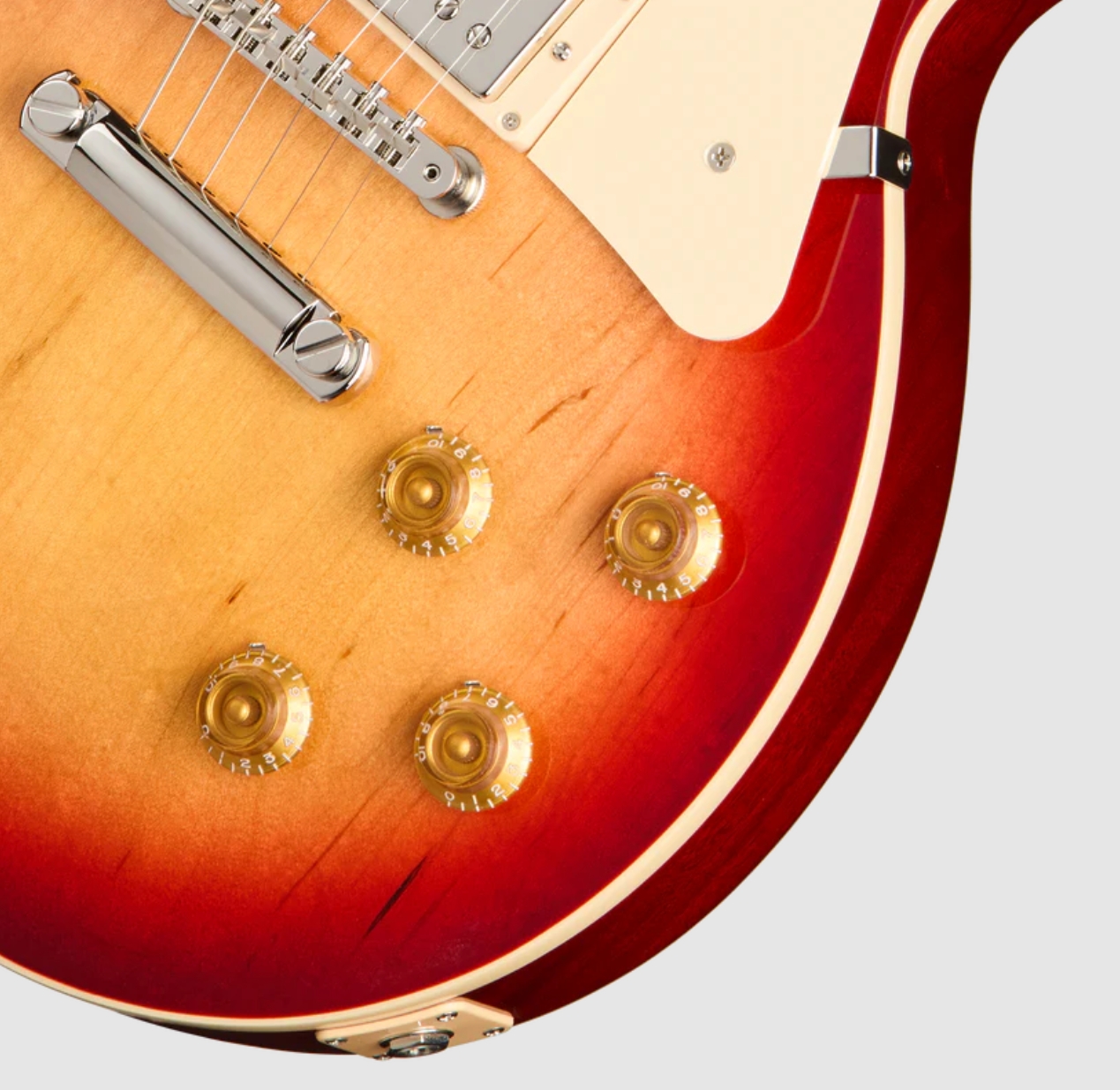 Gibson Les Paul Standard 50s Plain Top Original Usa 2h Ht Rw - Dark Cherry Sunburst - Guitarra eléctrica de corte único. - Variation 3
