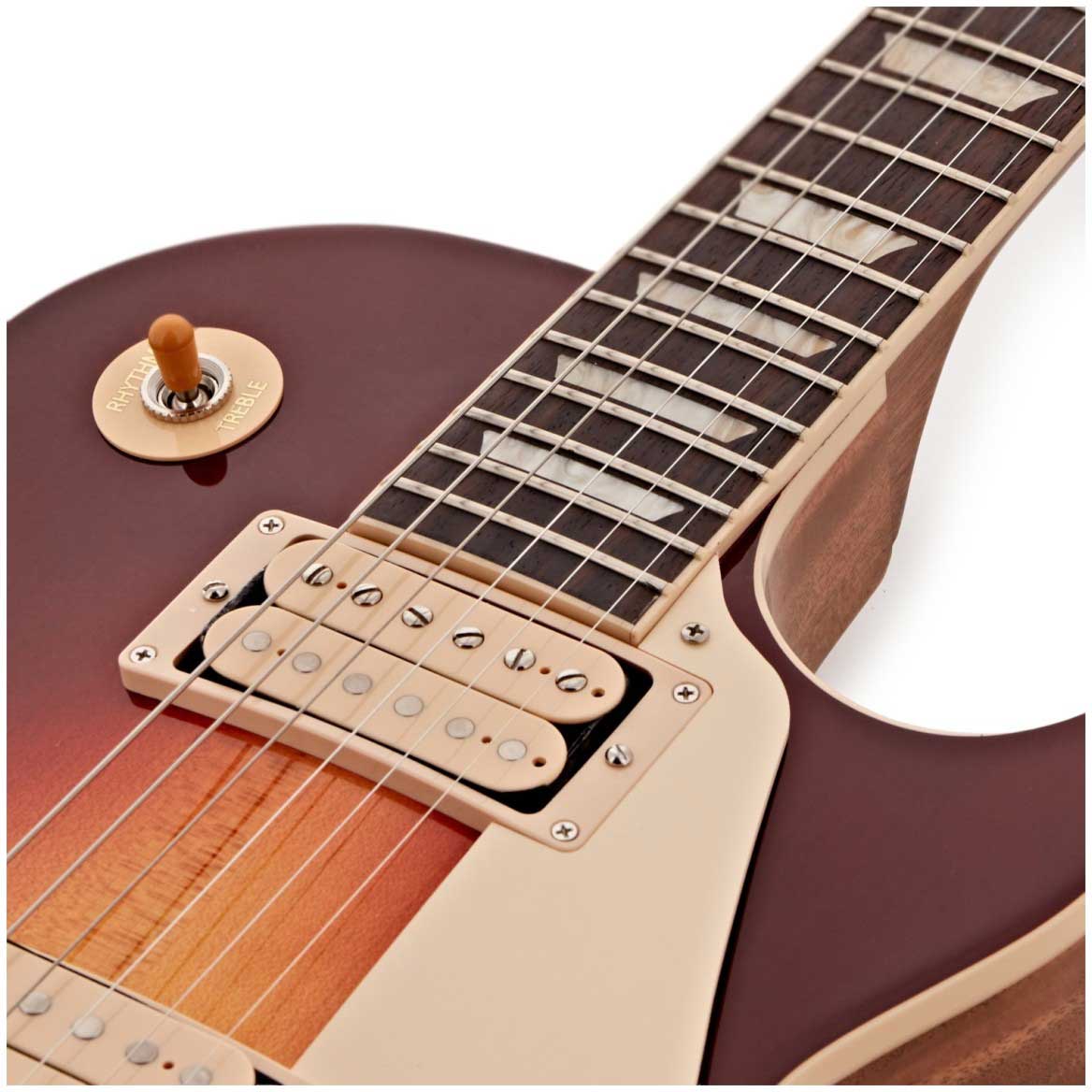 Gibson Les Paul Standard 60s Double Trouble Original Usa 2h Ht Rw - Vintage Bourbon Burst - Guitarra eléctrica de corte único. - Variation 4