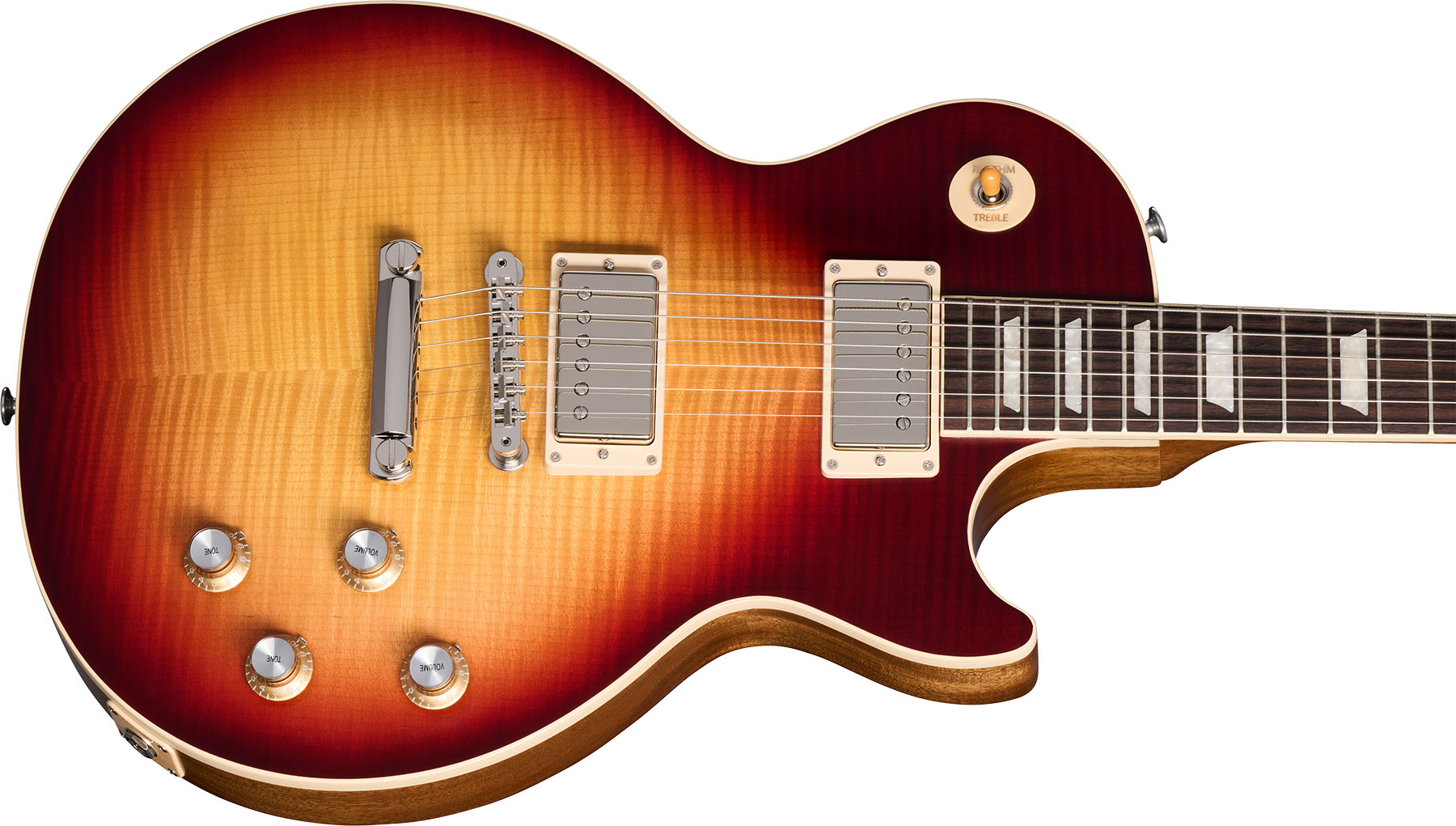 Gibson Les Paul Standard 60s Faded 2024 2h Ht Rw - Vintage Bourbon Burst - Guitarra eléctrica de corte único. - Variation 3