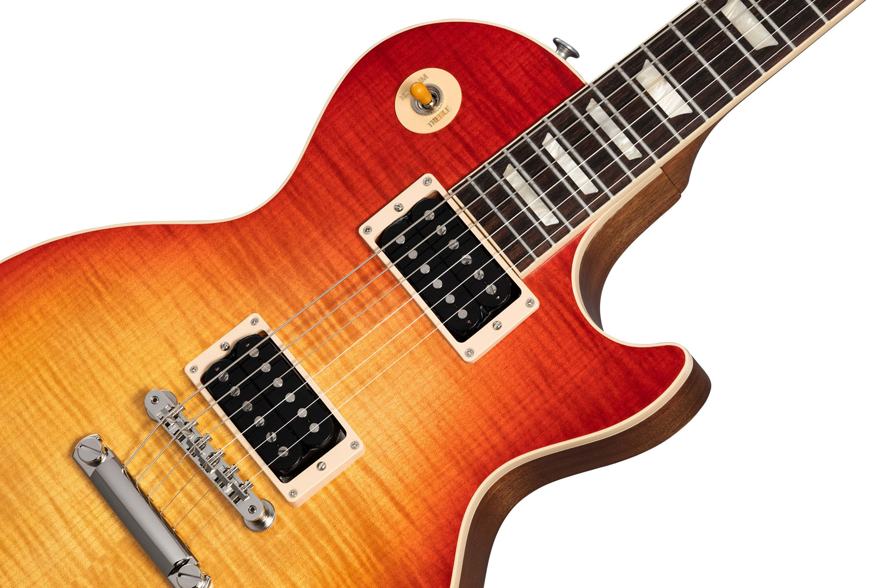 Gibson Les Paul Standard 60s Faded Original 2h Ht Rw - Vintage Cherry Sunburst - Guitarra eléctrica de corte único. - Variation 3