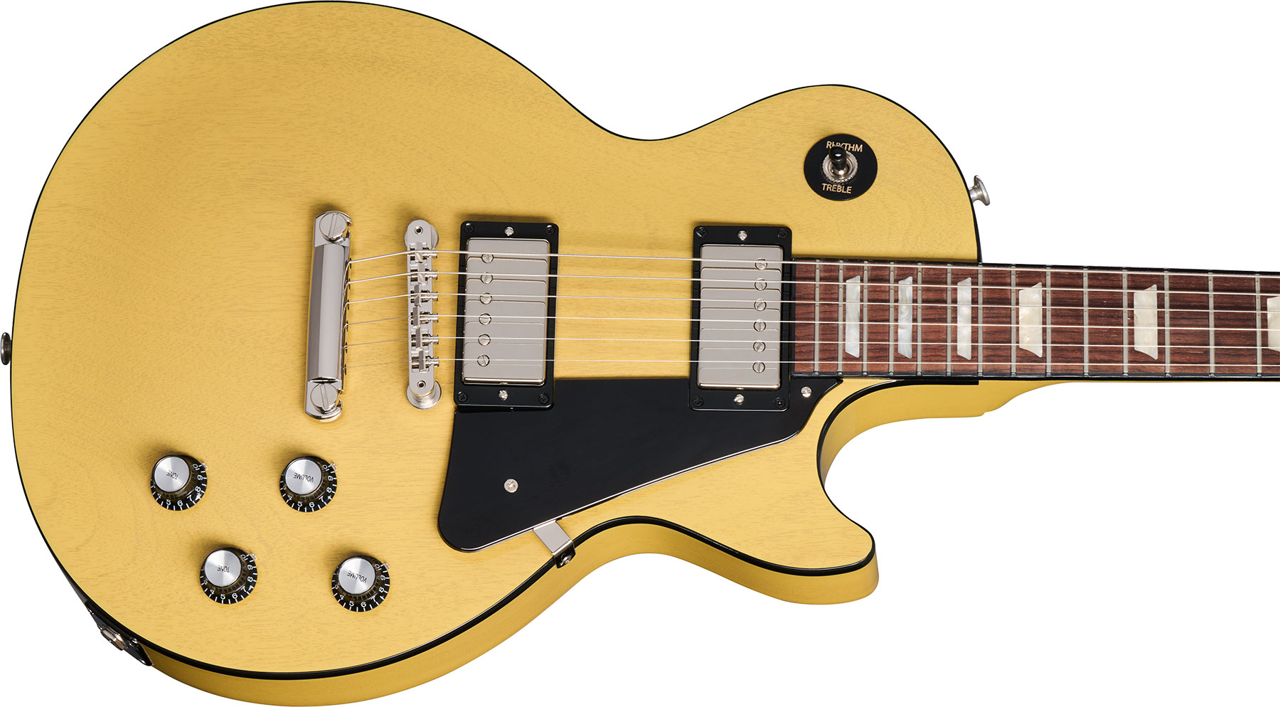 Gibson Les Paul Standard 60s Mahogany Top 2h Ht Rw - Tv Yellow - Guitarra eléctrica de corte único. - Variation 3