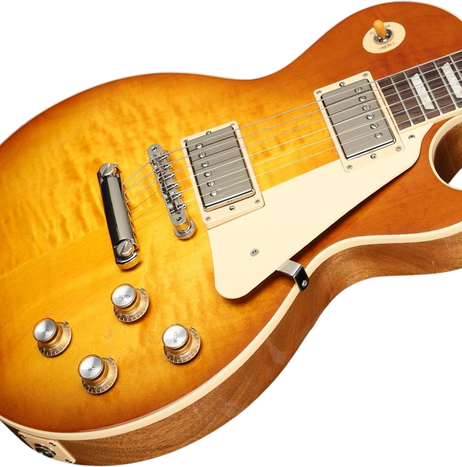 Gibson Les Paul Standard 60s Original 2h Ht Rw - Honey Lemon Burst - Guitarra eléctrica de corte único. - Variation 2