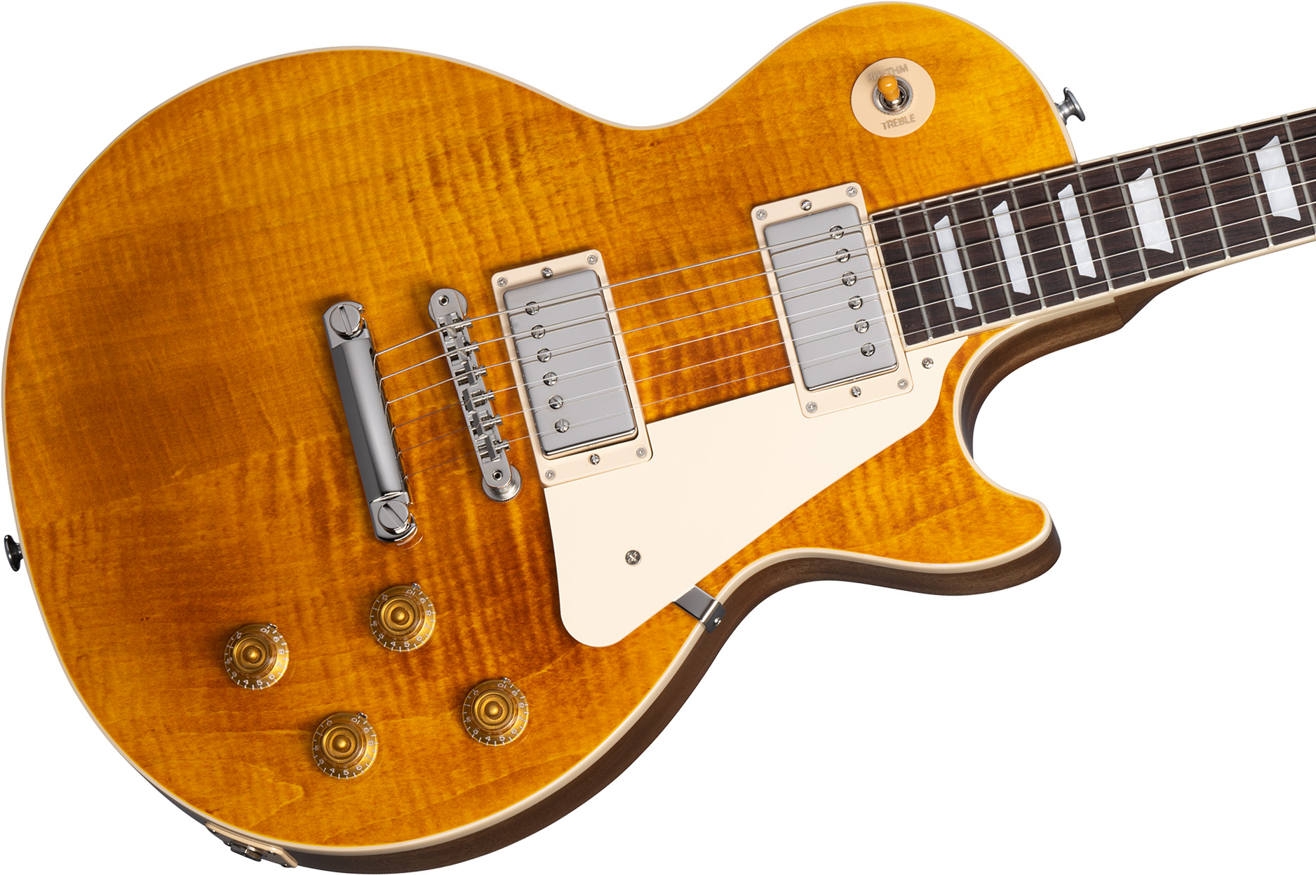 Gibson Les Paul Standard Custom Color Original Usa 2h Ht Rw - Honey Amber - Guitarra eléctrica de corte único. - Variation 4