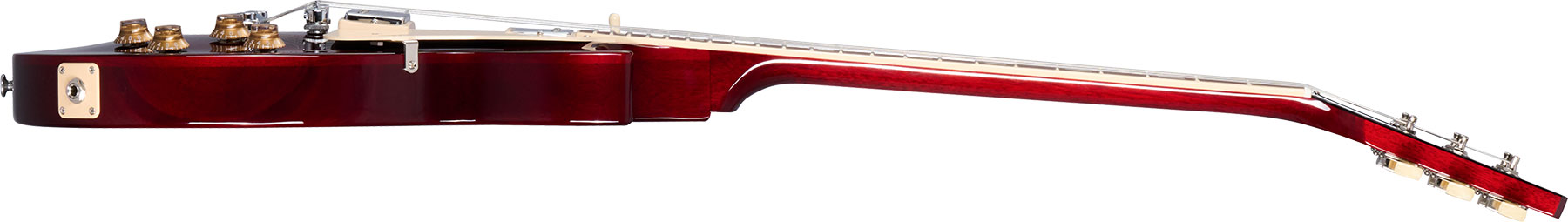 Gibson Les Paul Studio 2h Burstbucker Pro Ht Rw - Wine Red - Guitarra eléctrica de corte único. - Variation 2