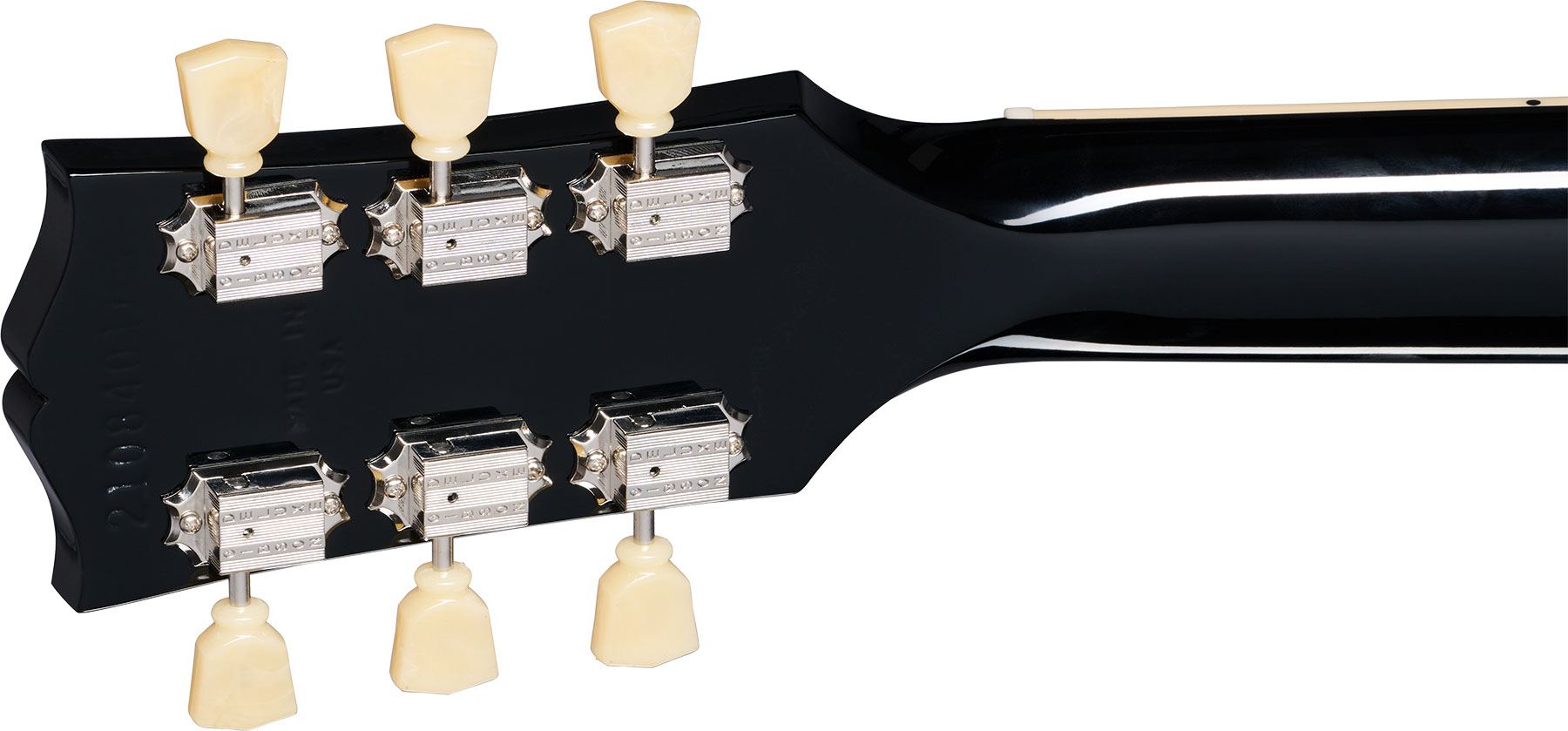 Gibson Les Paul Studio 2h Burstbucker Pro Ht Rw - Ebony - Guitarra eléctrica de corte único. - Variation 4
