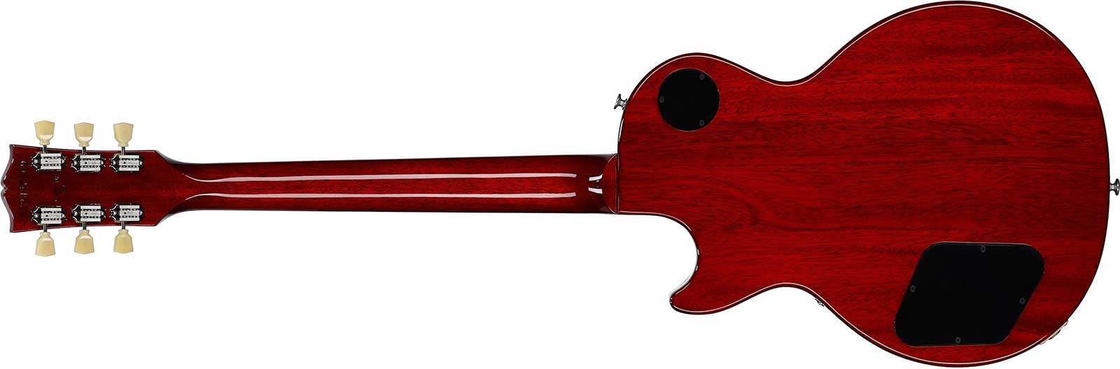 Gibson Les Paul Studio Figured 2h Burstbucker Pro Ht Rw - Washed Cherry Sunburst - Guitarra eléctrica de corte único. - Variation 1