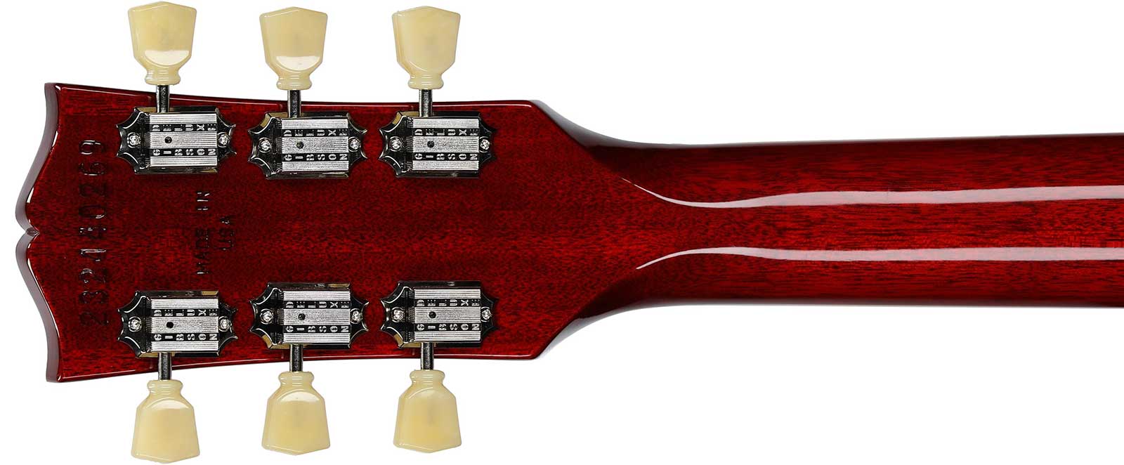 Gibson Les Paul Studio Figured 2h Burstbucker Pro Ht Rw - Washed Cherry Sunburst - Guitarra eléctrica de corte único. - Variation 3