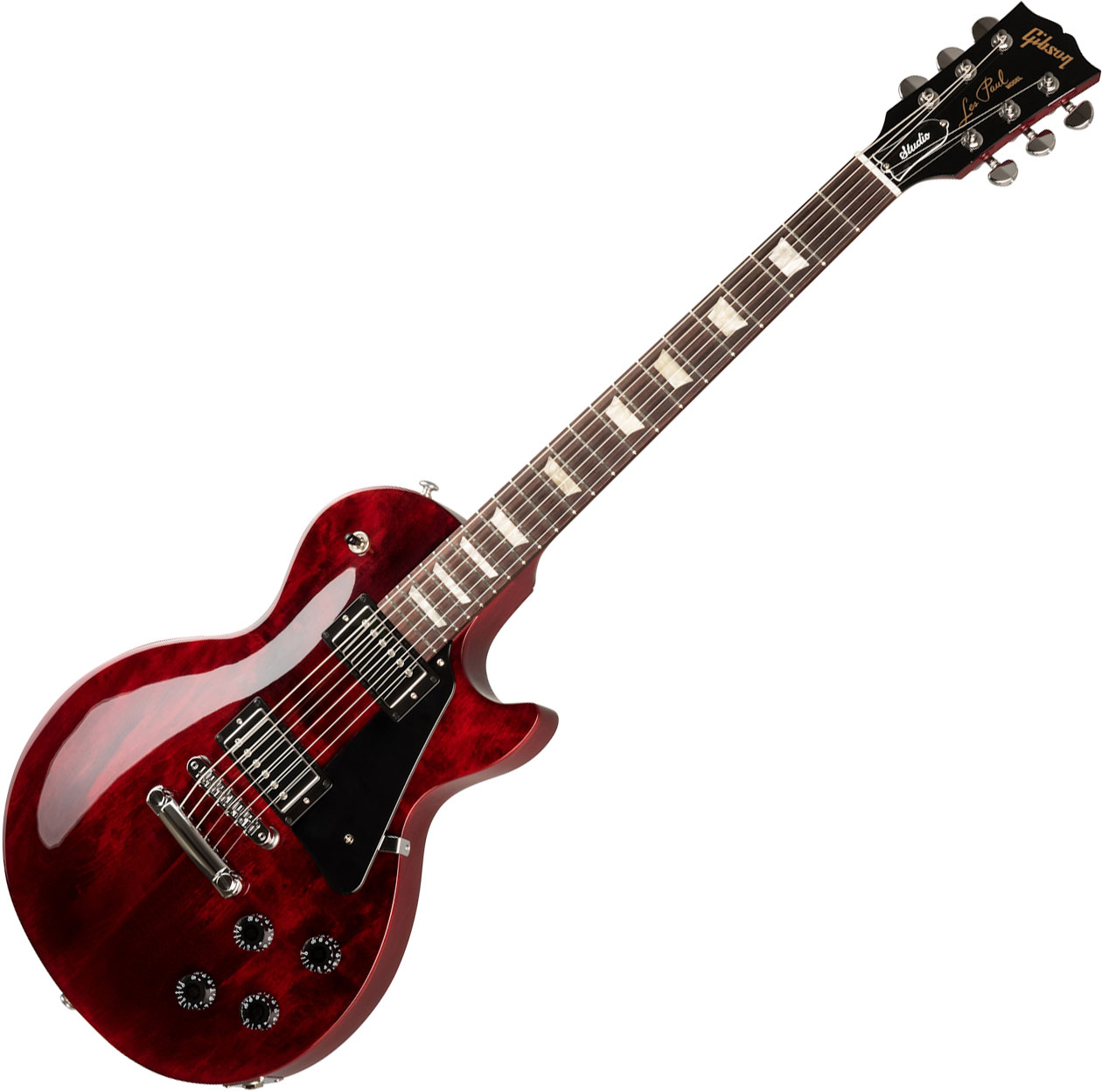 Guitarra eléctrica de cuerpo sólido Gibson Les Paul Studio - wine red rojo