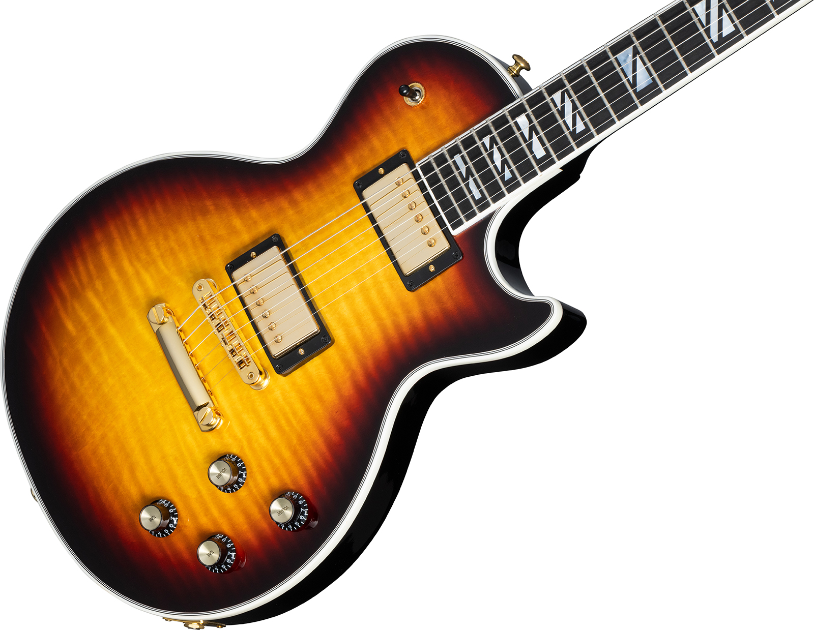 Gibson Les Paul Supreme 2023 2h Ht Eb - Fireburst - Guitarra eléctrica de corte único. - Variation 3