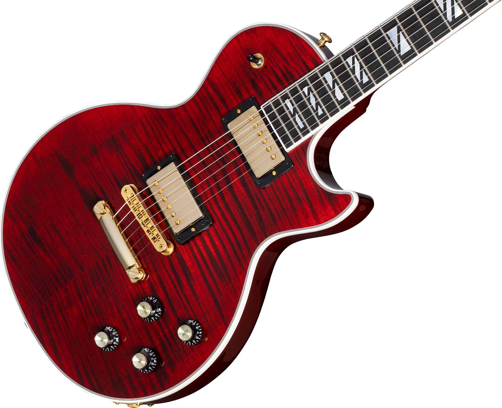 Gibson Les Paul Supreme 2023 2h Ht Eb - Wine Red - Guitarra eléctrica de corte único. - Variation 3
