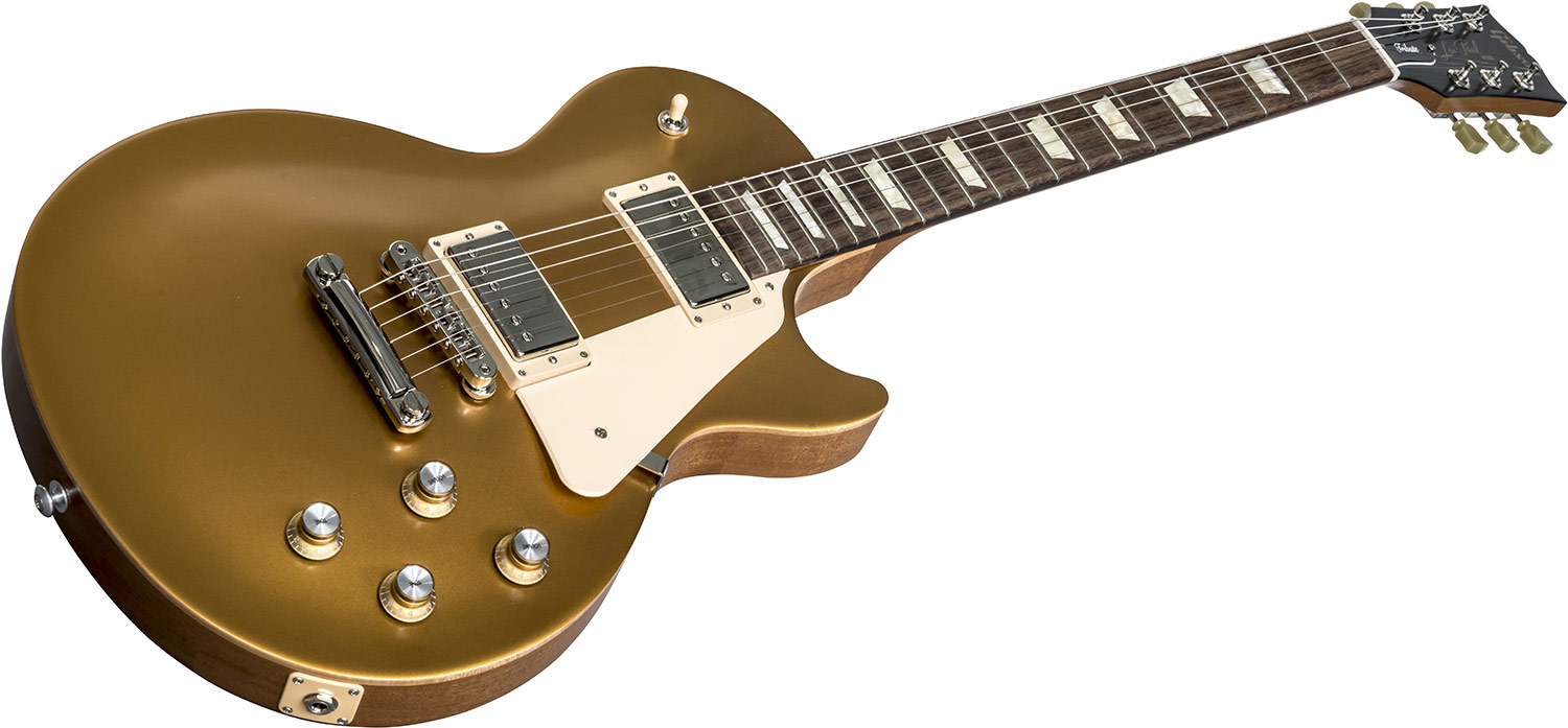 Gibson Les Paul Tribute 2018 - Satin Gold Top - Guitarra eléctrica de corte único. - Variation 1