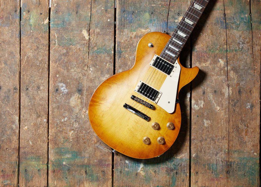 Gibson Les Paul Tribute Modern 2h Ht Rw - Satin Honey Burst - Guitarra eléctrica de corte único. - Variation 4