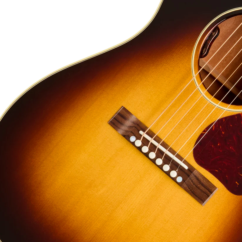 Gibson Lg2 50s Original (baggs Hifi Dna) Concert Epicea Acajou Rw - Vintage Sunburst - Guitarra folk - Variation 3