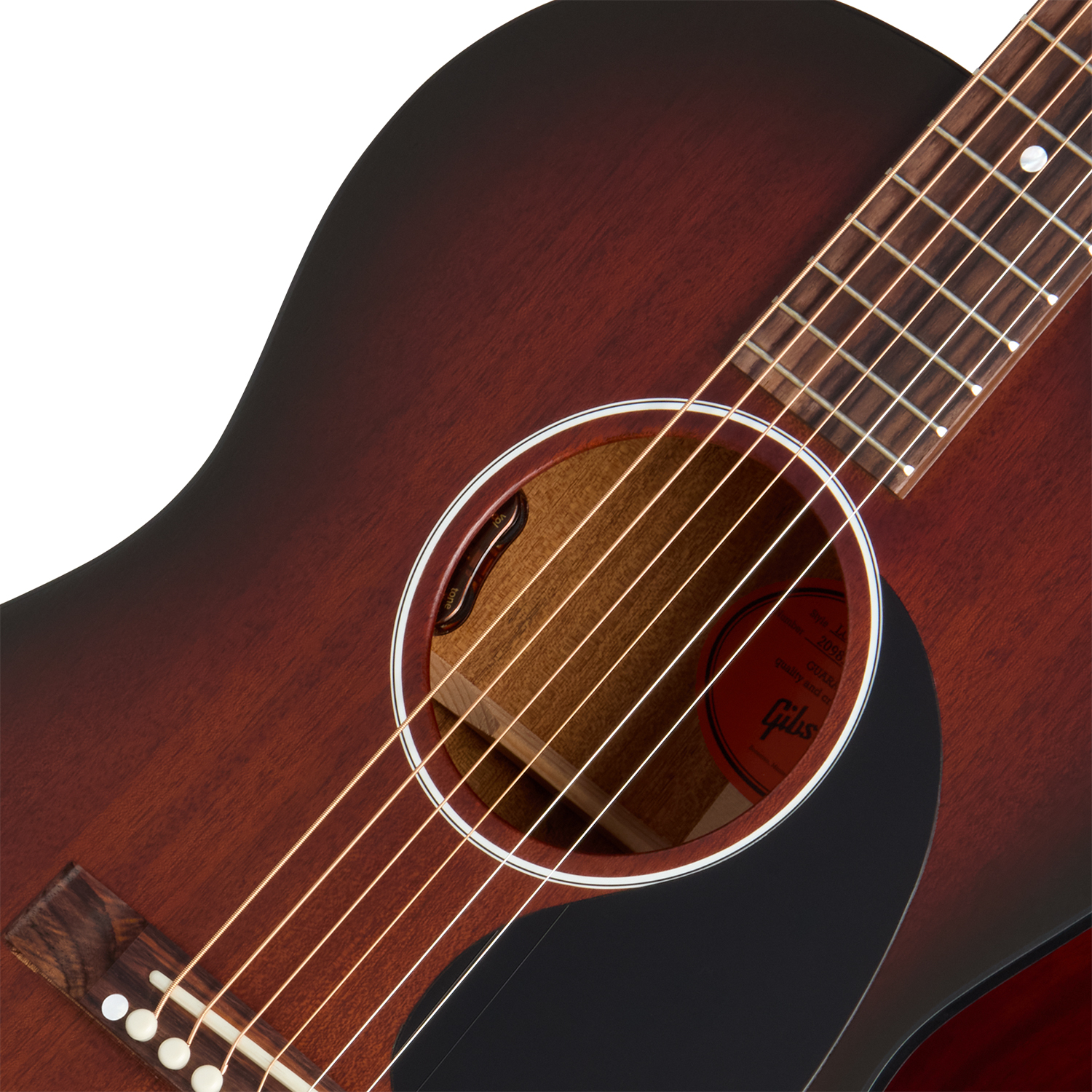 Gibson Lg2 All Mahogany Faded Tout Acajou Rw - Vintage Sunburst - Guitarra folk - Variation 2