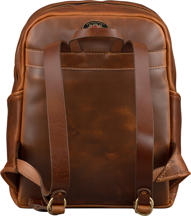 Gibson Lifton Leather Backpack Sac A Dos Cuir Brown - Mochila publicitaria - Variation 1