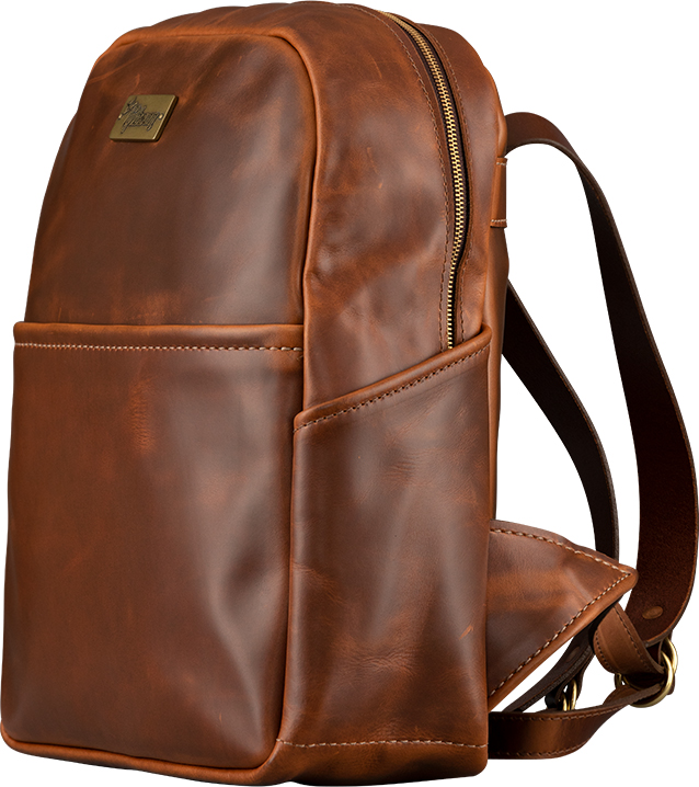 Gibson Lifton Leather Backpack Sac A Dos Cuir Brown - Mochila publicitaria - Variation 2