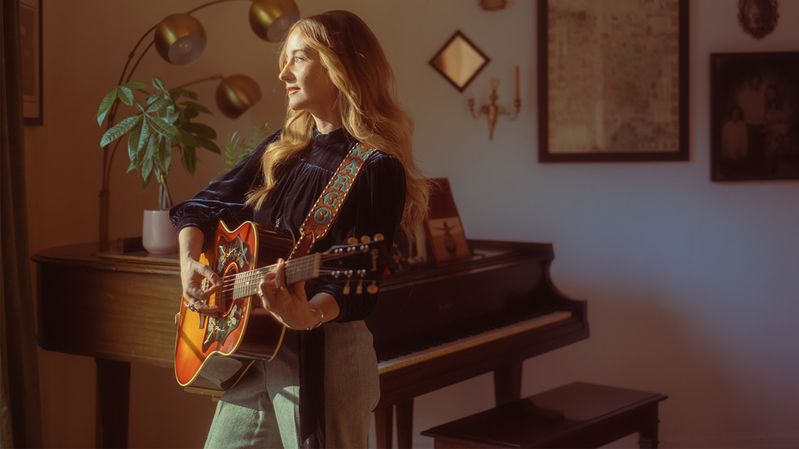 Gibson Margo Price J45 Signature Dreadnought Epicea Acajou Rw - Heritage Cherry Sunburst - Guitarra folk - Variation 5