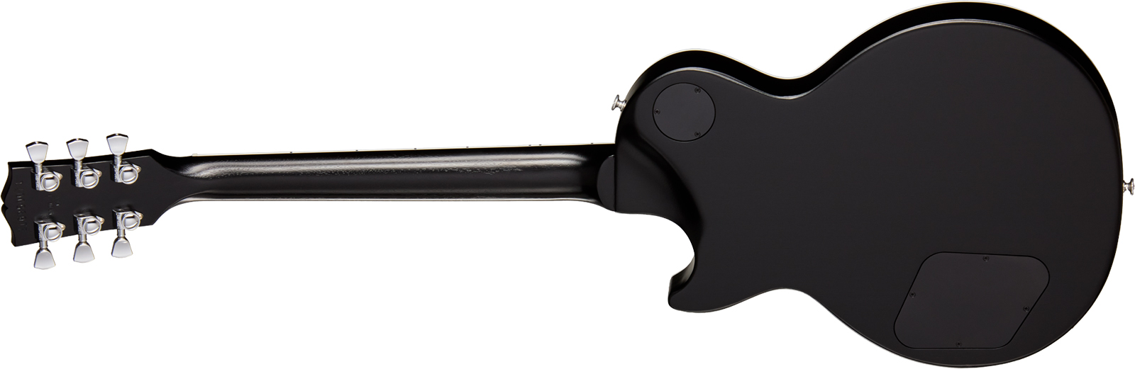 Gibson Mark Morton Les Paul Modern Quilt Signature 2h Ht Rw - Translucent  Ebony Burst  Satin - Guitarra eléctrica de corte único. - Variation 1