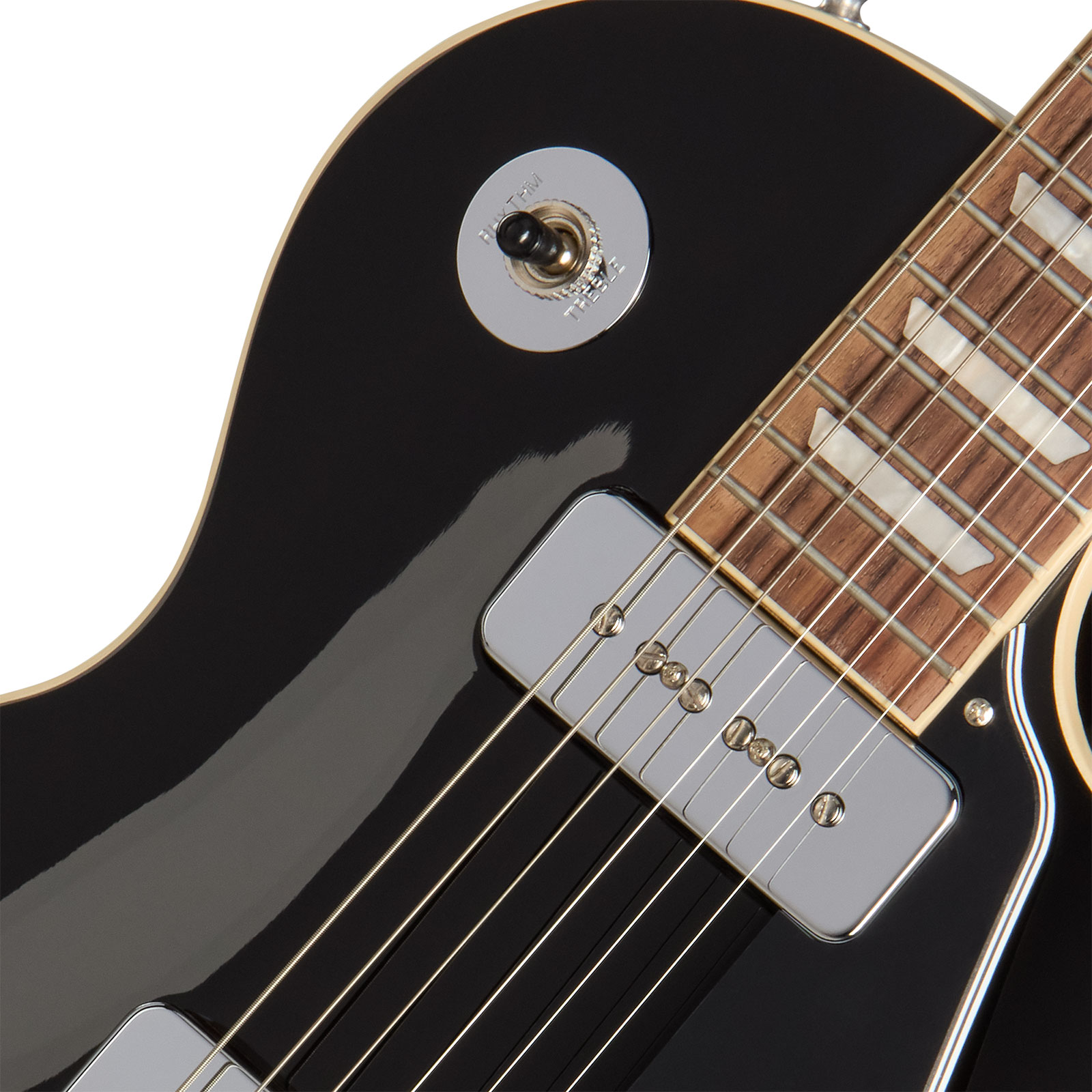 Gibson Noel Gallagher Les Paul Standard Signature 2h Ht Rw - Ebony - Guitarra eléctrica de autor - Variation 2