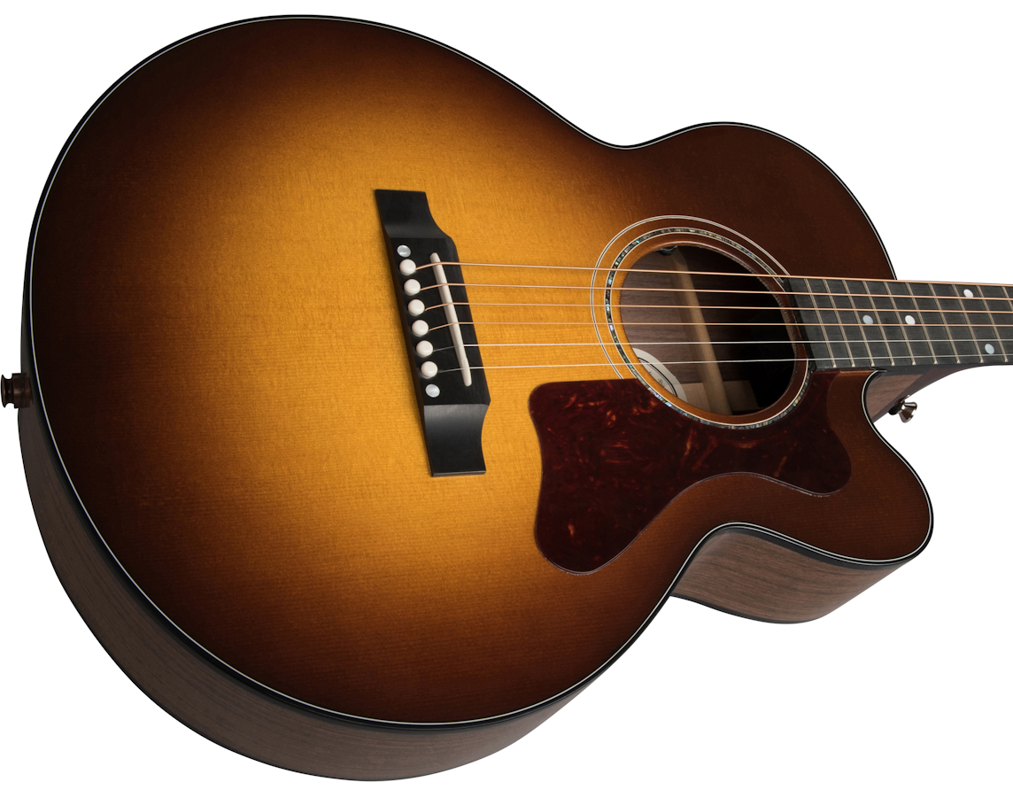 Gibson Parlor Walnut M 2019 Small Body Cw Epicea Noyer Ric - Walnut Burst - Guitarra acústica & electro - Variation 3