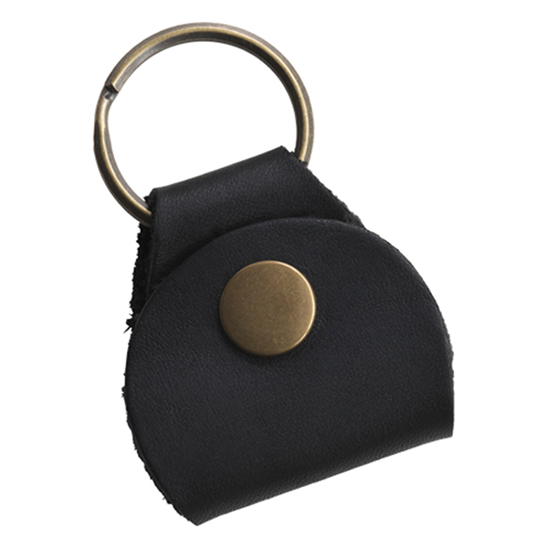 Gibson Premium Leather Pickholder Keychain Black - Soporte de púas - Variation 1