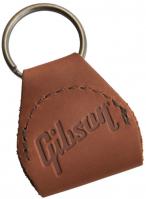Premium Leather Pickholder Keychain - Brown