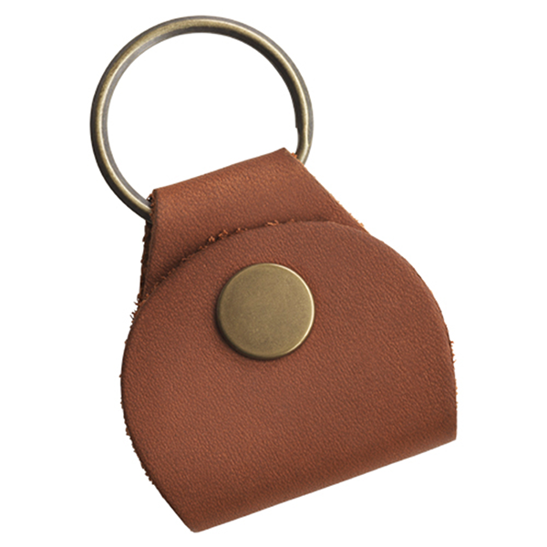 Gibson Premium Leather Pickholder Keychain Brown - Soporte de púas - Variation 1
