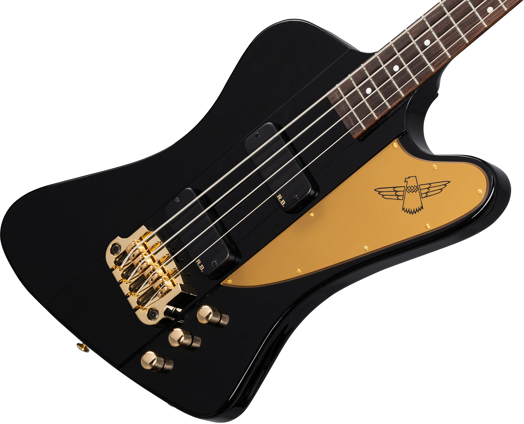 Gibson Rex Brown Thunderbird Signature Active Rw - Ebony - Bajo eléctrico de cuerpo sólido - Variation 3