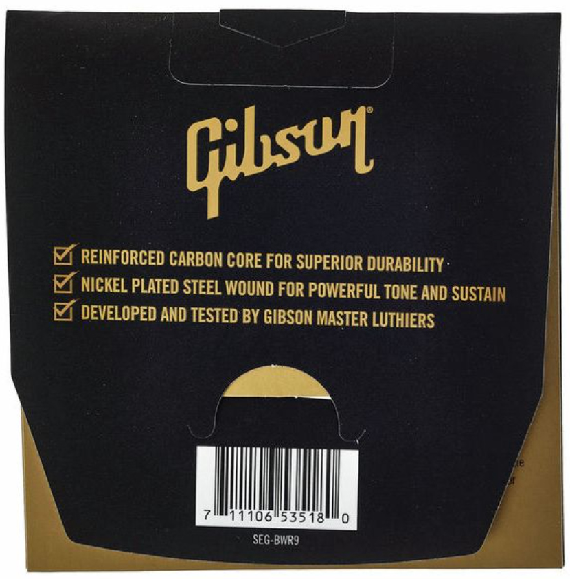 Gibson Seg-bwr10 Brite Wire Reinforced Nps Electric Guitar Light 6c 10-46 - Cuerdas guitarra eléctrica - Variation 1