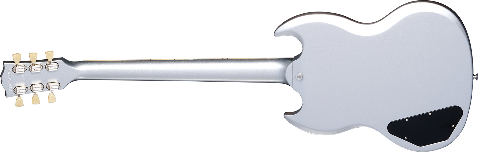 Gibson Sg Standard 1961 Custom Color 2h Ht Rw - Silver Mist - Guitarra eléctrica de doble corte - Variation 1