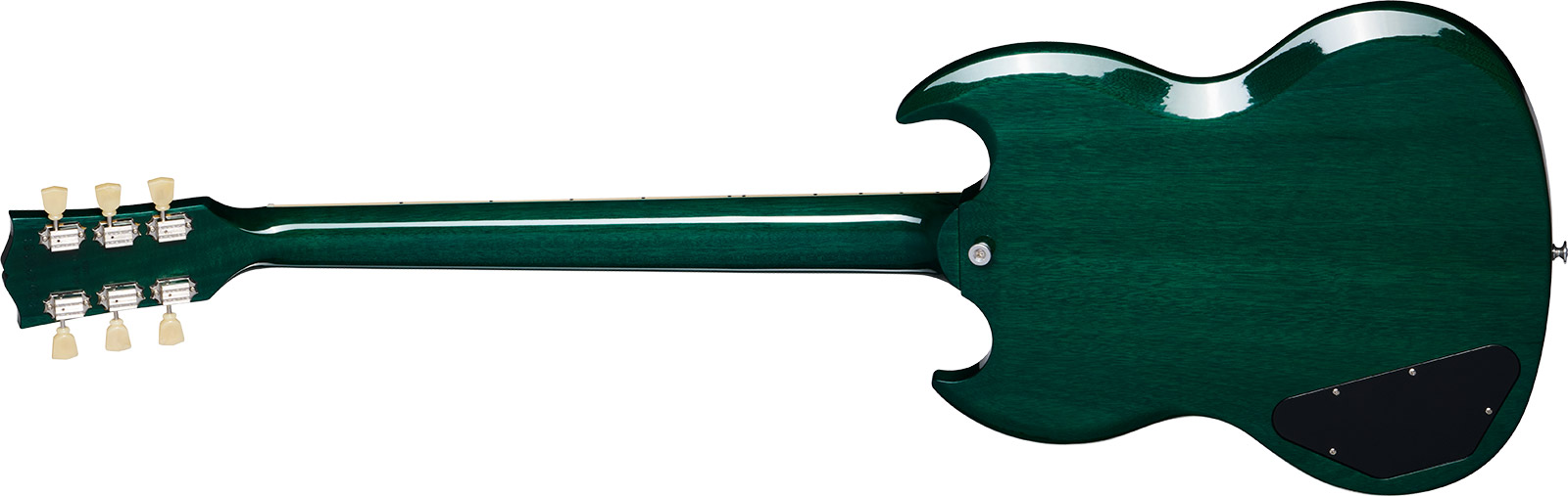 Gibson Sg Standard 1961 Custom Color 2h Ht Rw - Translucent Teal - Guitarra eléctrica de doble corte - Variation 1
