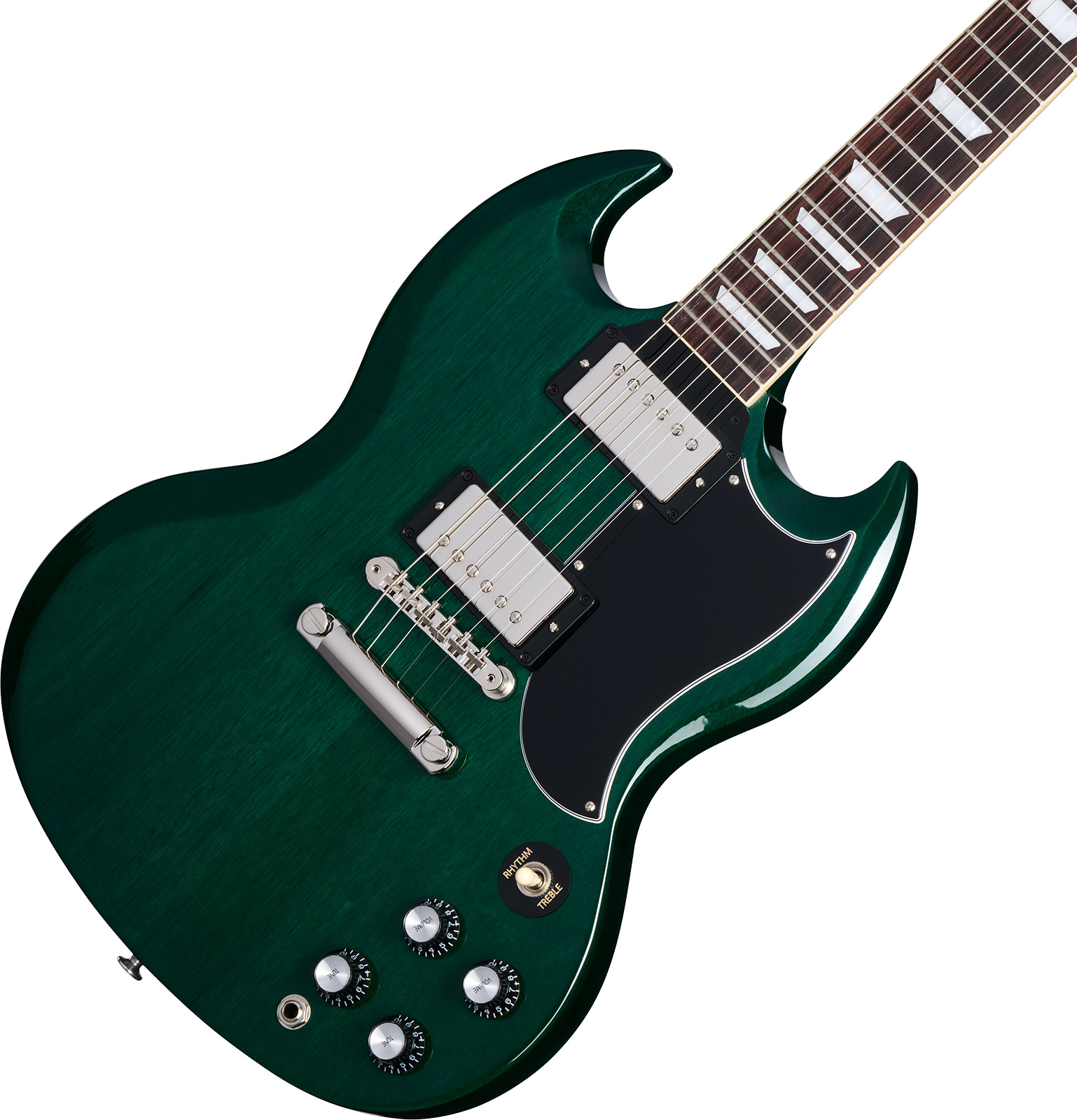 Gibson Sg Standard 1961 Custom Color 2h Ht Rw - Translucent Teal - Guitarra eléctrica de doble corte - Variation 3