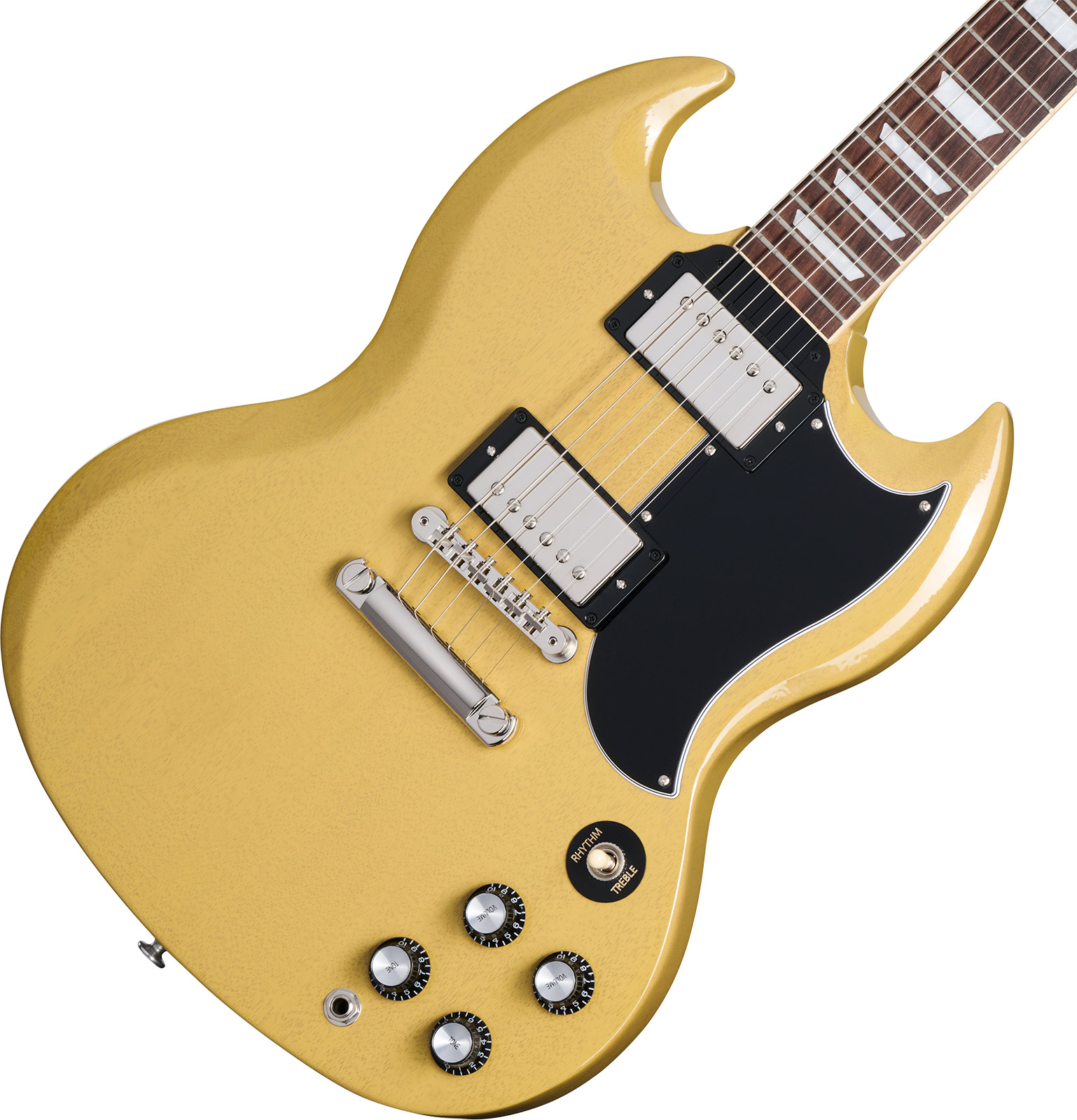 Gibson Sg Standard 1961 Custom Color 2h Ht Rw - Tv Yellow - Guitarra eléctrica de doble corte - Variation 3