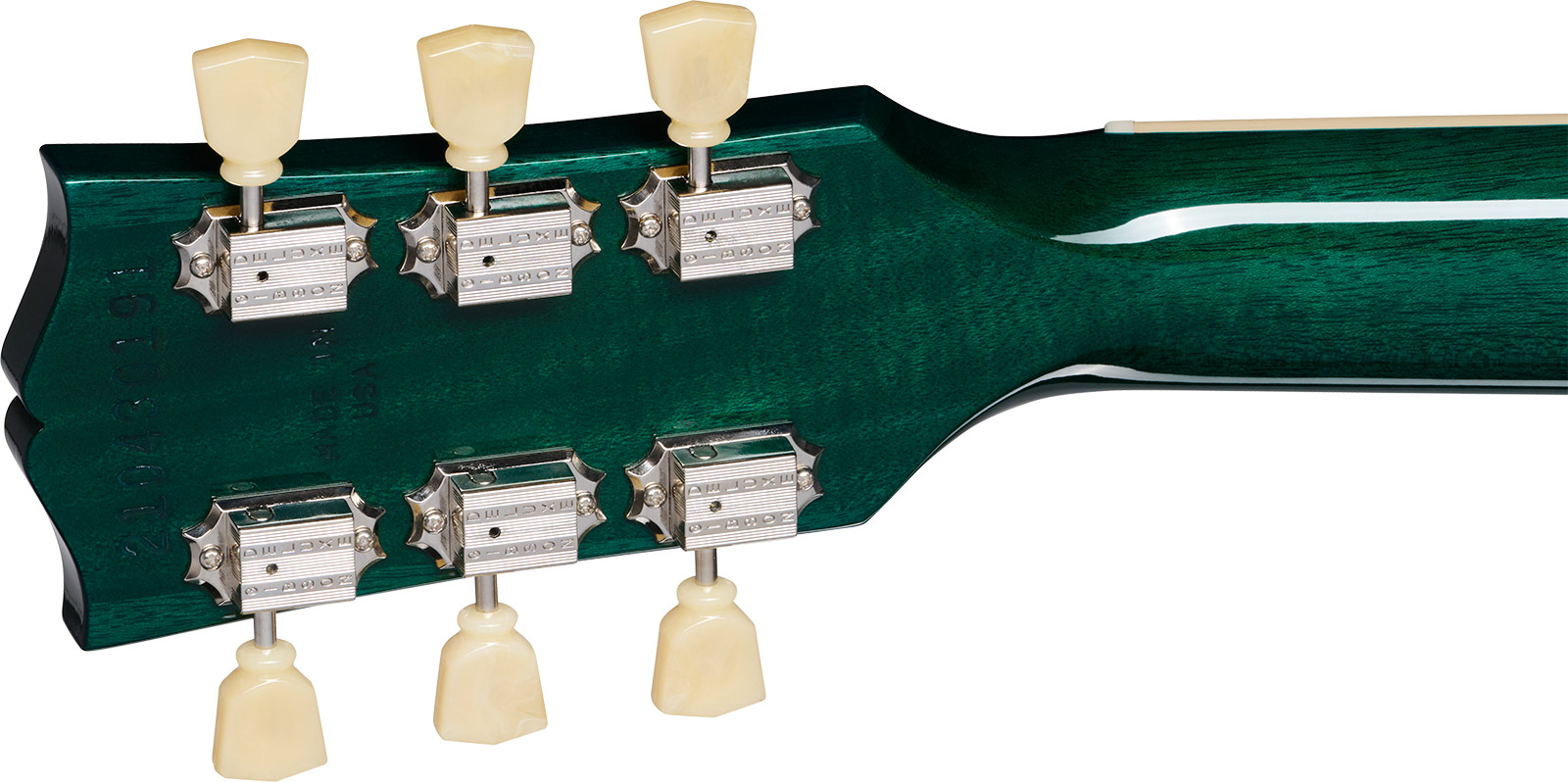 Gibson Sg Standard 1961 Custom Color 2h Ht Rw - Translucent Teal - Guitarra eléctrica de doble corte - Variation 4