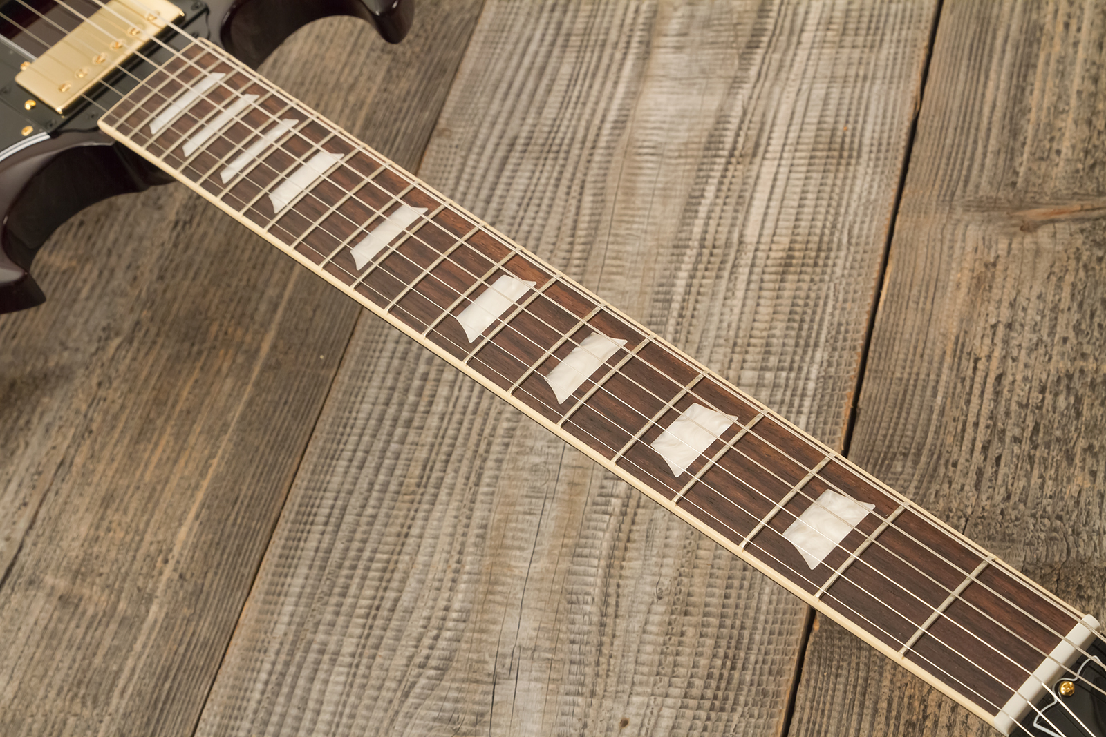 Gibson Sg Standard 1961 Gh Original 2h Ht Rw - Aged Cherry - Guitarra eléctrica de doble corte - Variation 5
