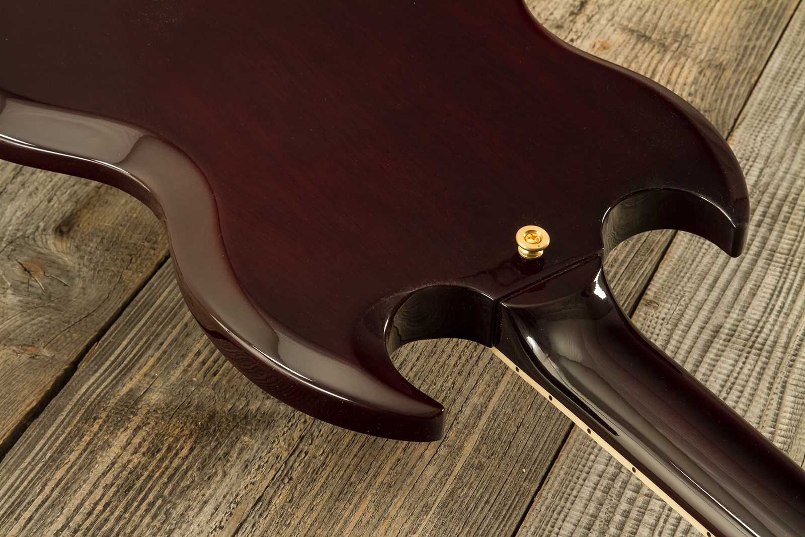 Gibson Sg Standard 1961 Gh Original 2h Ht Rw - Aged Cherry - Guitarra eléctrica de doble corte - Variation 8