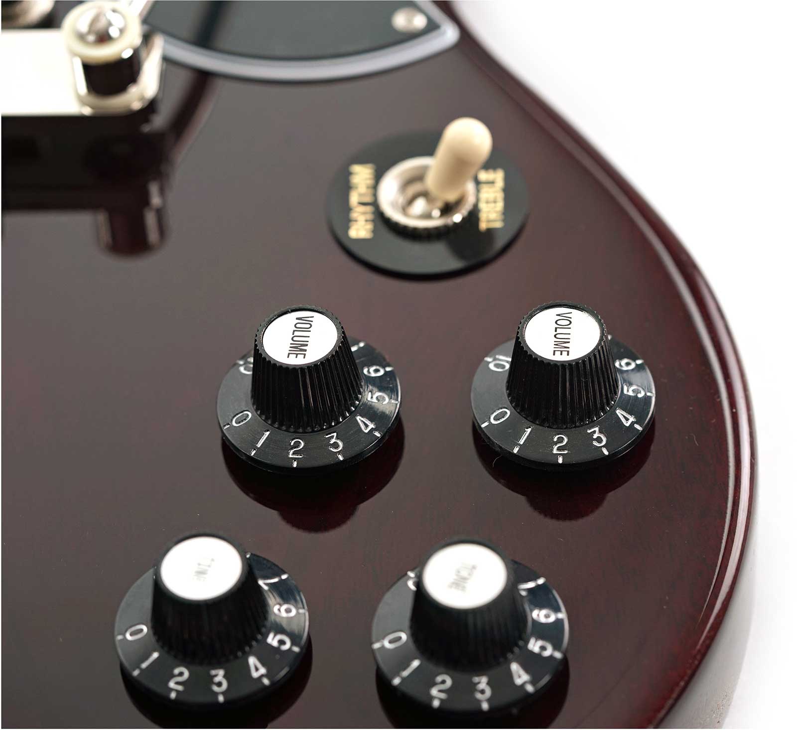 Gibson Sg Standard 1961 Maestro Vibrola T-type 2h Trem Rw - Aged Cherry - Guitarra eléctrica de doble corte - Variation 6