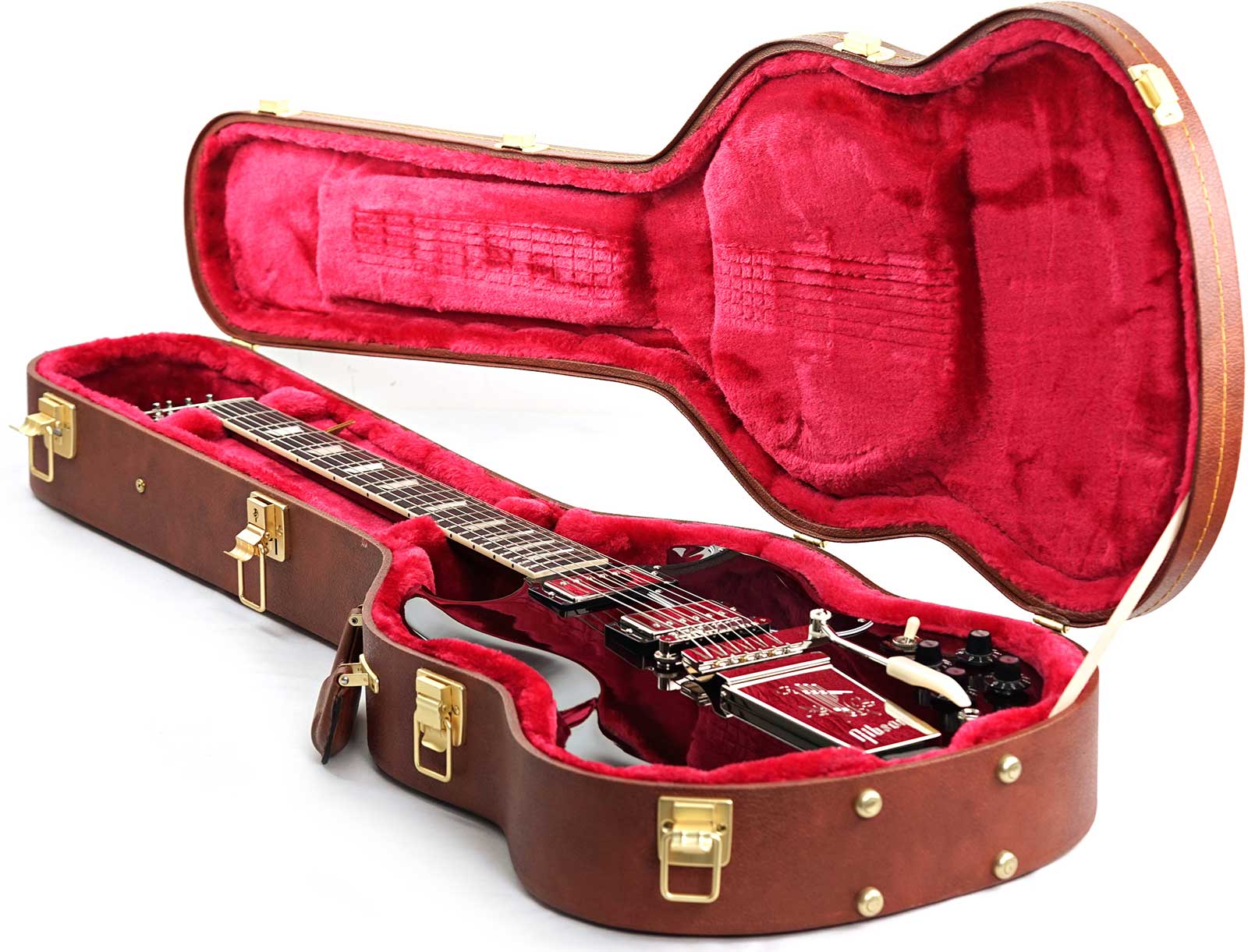 Gibson Sg Standard 1961 Maestro Vibrola T-type 2h Trem Rw - Aged Cherry - Guitarra eléctrica de doble corte - Variation 7