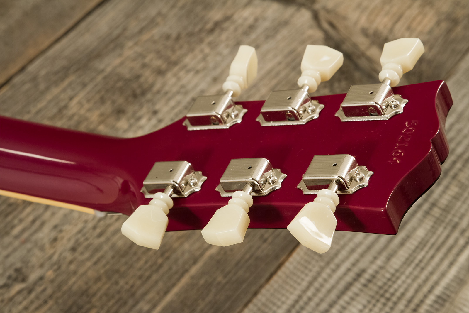 Gibson Sg Standard 1964 Maestro Vibrola 2h Trem Rw #502124 - Vos Metallic Plum - Guitarra eléctrica de doble corte - Variation 10