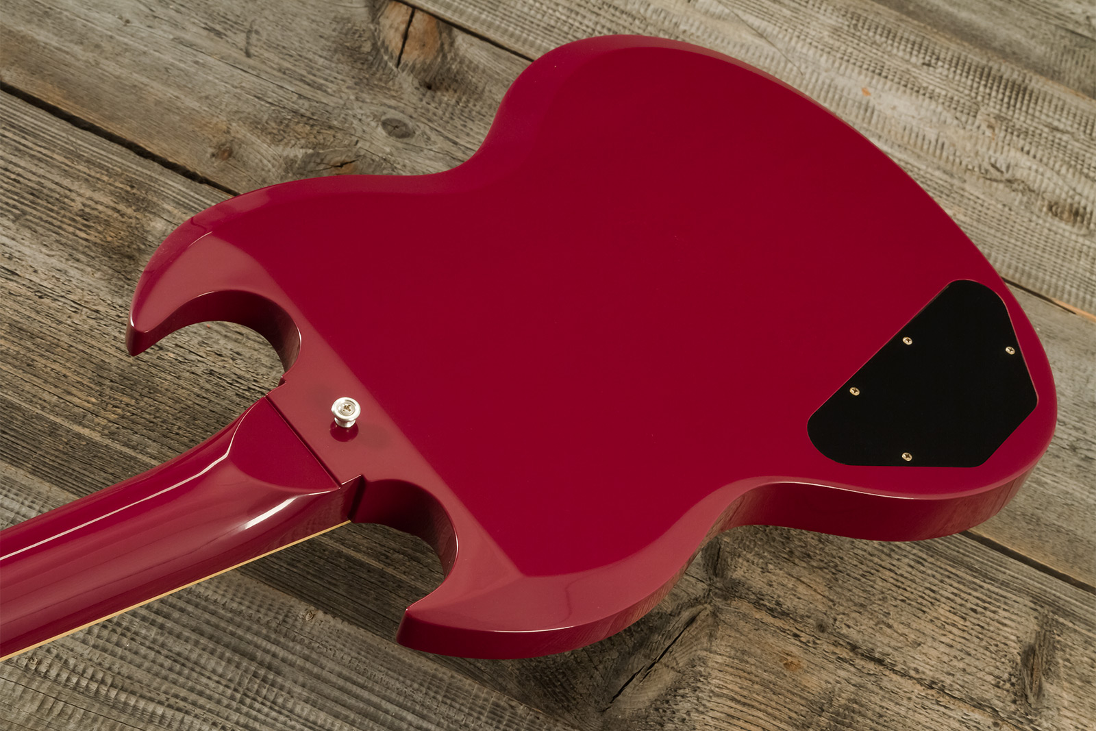 Gibson Sg Standard 1964 Maestro Vibrola 2h Trem Rw #502124 - Vos Metallic Plum - Guitarra eléctrica de doble corte - Variation 7